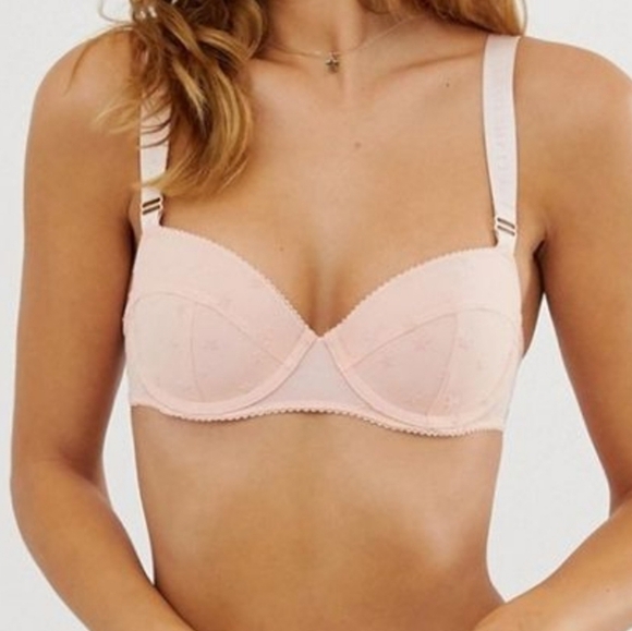 Stella Mccartney Pink Star Bra 34B - Picture 1 of 7